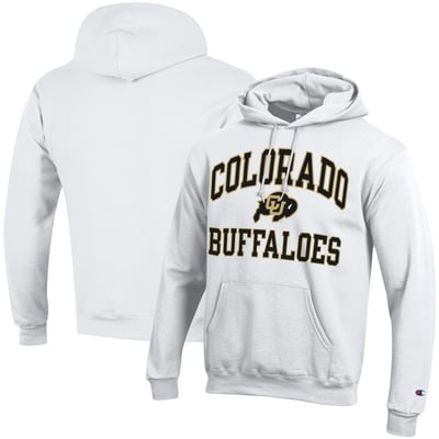  Colorado Buffaloes Champion High Motor Pullover Hoodie - White