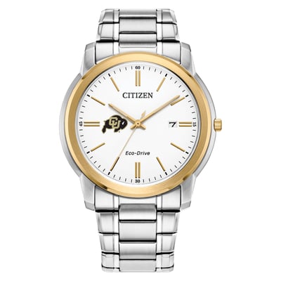 Colorado Buffaloes Citizen Watch Eco-Drive Two-Tone Steel Watch