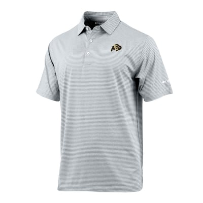  Colorado Buffaloes Columbia Tempo Swing Polo - Silver