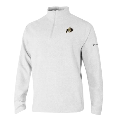  Colorado Buffaloes Columbia Swingcraft Quarter-Zip Pullover - White