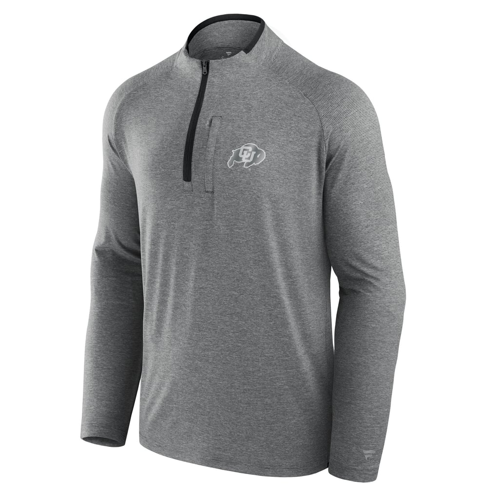 Colorado Buffaloes Fanatics Mock Neck Half-Zip Pullover Jacket  - Black