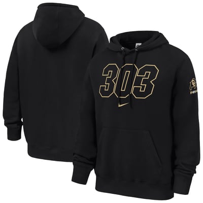 Colorado Buffaloes Nike Coach Prime 303 Club Fleece Hoodie - Black