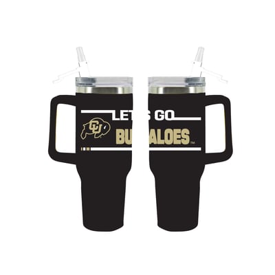 Colorado Buffaloes The Memory Company 40oz. Stainless Steel Team Color Tumbler with Flip Straw