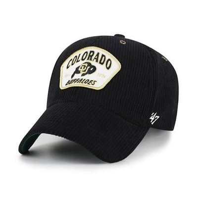 Colorado Buffaloes '47 Unisex Accordia Corduroy MVP Adjustable Hat - Black