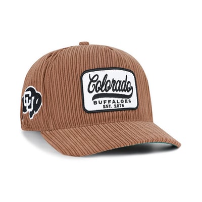 Colorado Buffaloes '47 Unisex Corduroy Patch Hitch Adjustable Hat - Brown