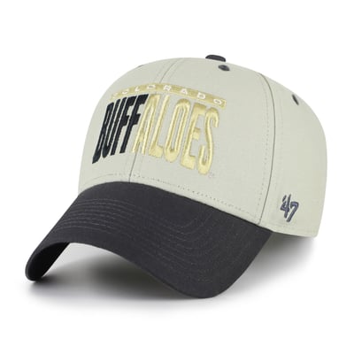 Colorado Buffaloes '47 Unisex Half Block Text MVP Adjustable Hat - Gray/Black
