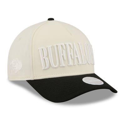 Colorado Buffaloes New Era Women's Tonal A-Frame 9FORTY Adjustable Hat - White/Black