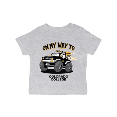 Colorado College Tigers Vive La Fete Infant On My Way T-Shirt - Gray
