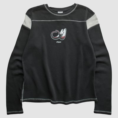 Colorado Mammoth Reebok 2000s Long Sleeve Top - Black - S by Fanatics Real Vintage
