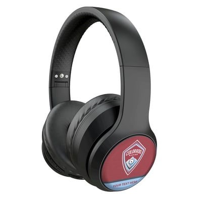 Colorado Rapids Keyscaper Personalized Solid Wireless Bluetooth Headphones With Case