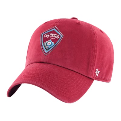  Colorado Rapids '47 Clean-Up Adjustable Hat - Red