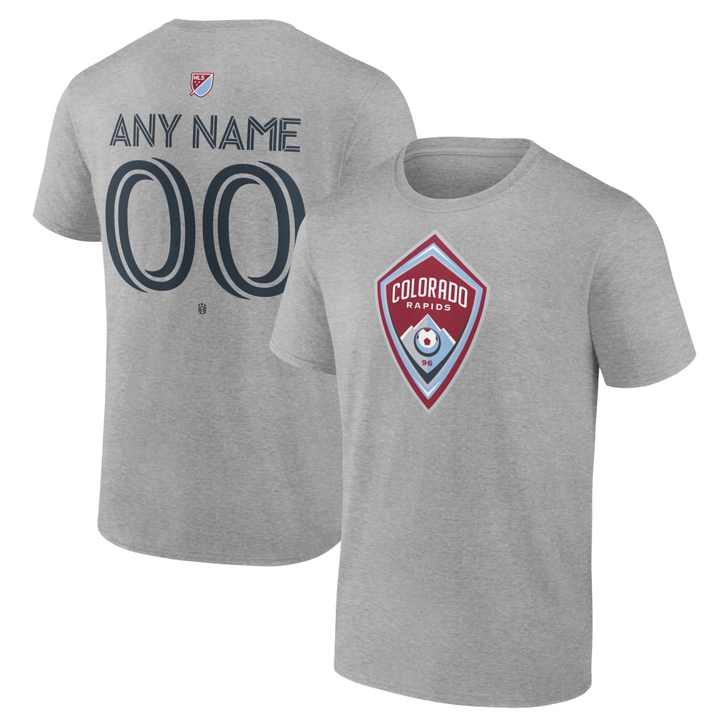 Colorado Rapids Custom Team Authentic T-Shirt - Gray