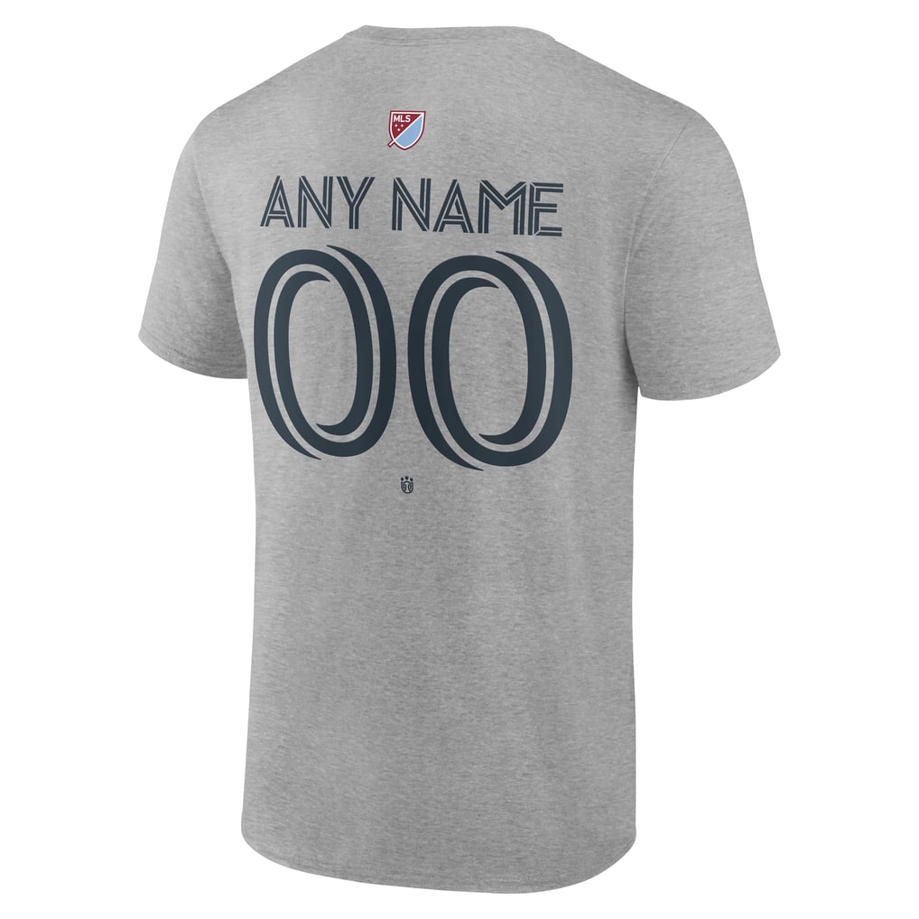 Colorado Rapids Custom Team Authentic T-Shirt - Gray