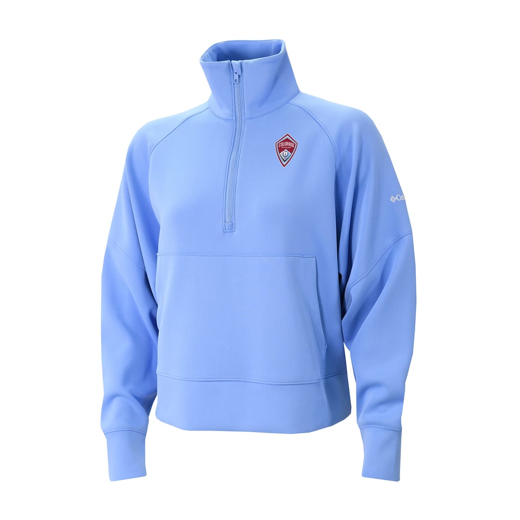 Colorado Rapids Columbia Women's Wickhams Hills Raglan Omni-Wick Half-Zip Pullover - Blue