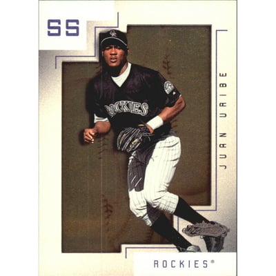 2001 Fleer Showcase Legacy #138 Juan Uribe RS