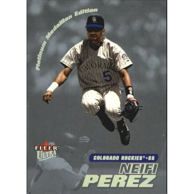 2001 Ultra Platinum Medallion #131 Neifi Perez