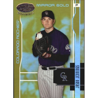 2003 Leaf Certified Materials Mirror Gold #60 Jason Jennings