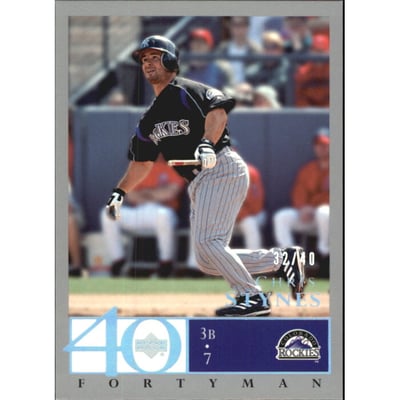 2003 Upper Deck 40-Man Rainbow #749 Chris Stynes