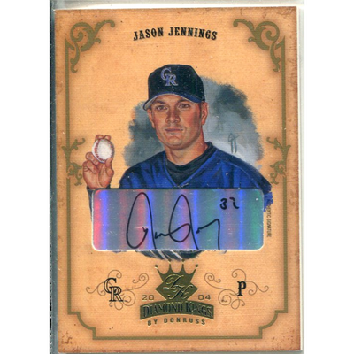 2004 Diamond Kings DK Signatures Gold #54 Jason Jennings/3