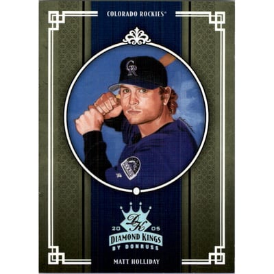 2005 Diamond Kings Silver #86 Matt Holliday