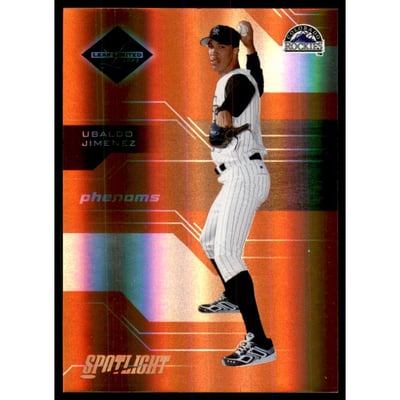 2005 Leaf Limited Bronze Spotlight #198 Ubaldo Jimenez PH