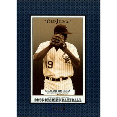 2005 Origins Old Judge Blue #284 Ubaldo Jimenez YS