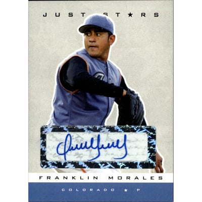 2007 Just Stars Autographs #48 Franklin Morales