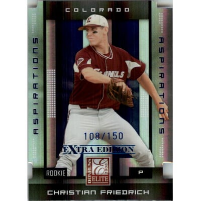 2008 Donruss Elite Extra Edition Aspirations #112 Christian Friedrich
