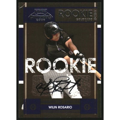 2008 Playoff Contenders #126 Wilin Rosario AU