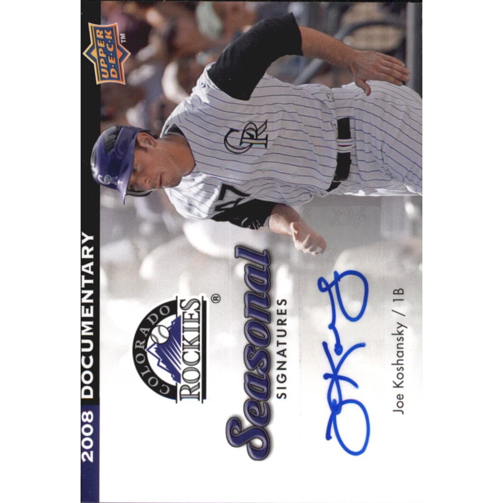 2008 Upper Deck Documentary Seasonal Signatures #GS Greg Smith