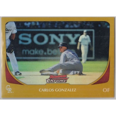 2011 Bowman Chrome Gold Refractors #33 Carlos Gonzalez