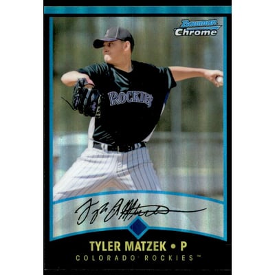 2011 Bowman Chrome Throwbacks Refractors #BCT9 Tyler Matzek