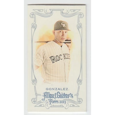 2013 Topps Allen and Ginter Mini No Card Number #178 Carlos Gonzalez