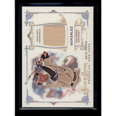 2014 Topps Allen and Ginter Relics #FRBCG Carlos Gonzalez B