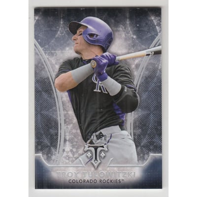 2015 Topps Triple Threads Onyx #13 Troy Tulowitzki