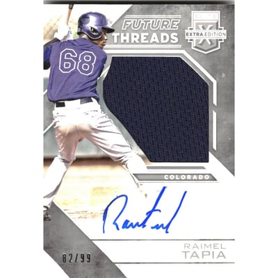 2016 Elite Extra Edition Future Threads Silhouettes #13 Raimel Tapia/299