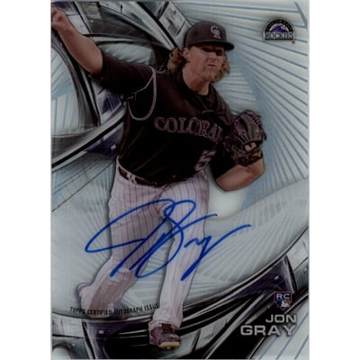 2016 Topps High Tek Autographs #HTJG Jon Gray