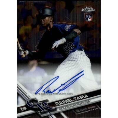2017 Topps Chrome Rookie Autographs #RART Raimel Tapia