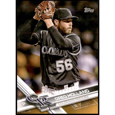 2017 Topps Update 5x7 Gold #US119 Greg Holland