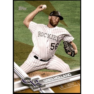 2017 Topps Update 5x7 Gold #US218 Greg Holland