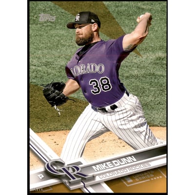 2017 Topps Update 5x7 Gold #US252 Mike Dunn