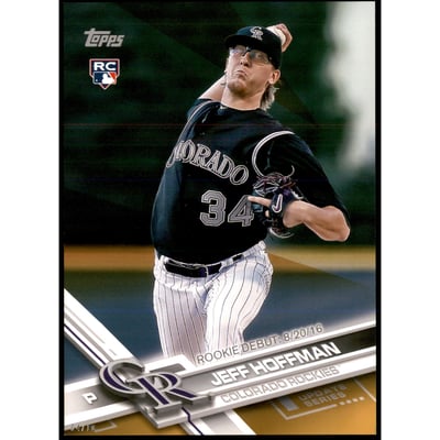 2017 Topps Update 5x7 Gold #US286 Jeff Hoffman