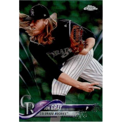 2018 Topps Chrome Green Wave Refractors #171 Jon Gray