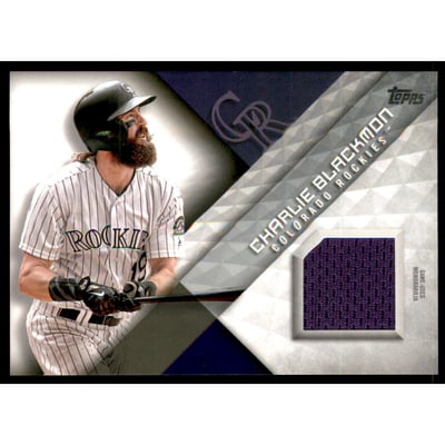 2018 Topps Major League Materials #MLMCL Charlie Blackmon