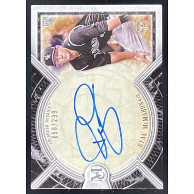 2018 Topps Museum Collection Archival #AA-RM Ryan McMahon RC Auto /199