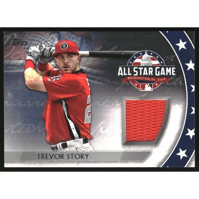 2018 Topps Update All Star Stitches #ASTTS Trevor Story