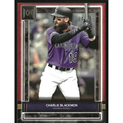 2020 Topps Museum Collection Ruby #29 Charlie Blackmon