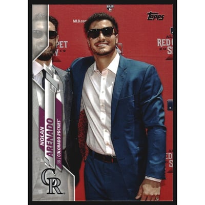 2020 Topps Update Photo Variations #U50 Nolan Arenado/red carpet