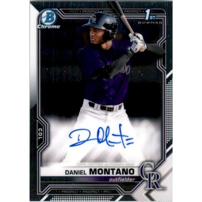 2021 Bowman Chrome Autograph Relics Gold Refractors #BCARCS Clarke Schmidt