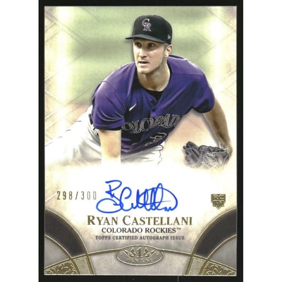 2021 Topps Tier One Break Out Autographs #BOARC Ryan Castellani/300